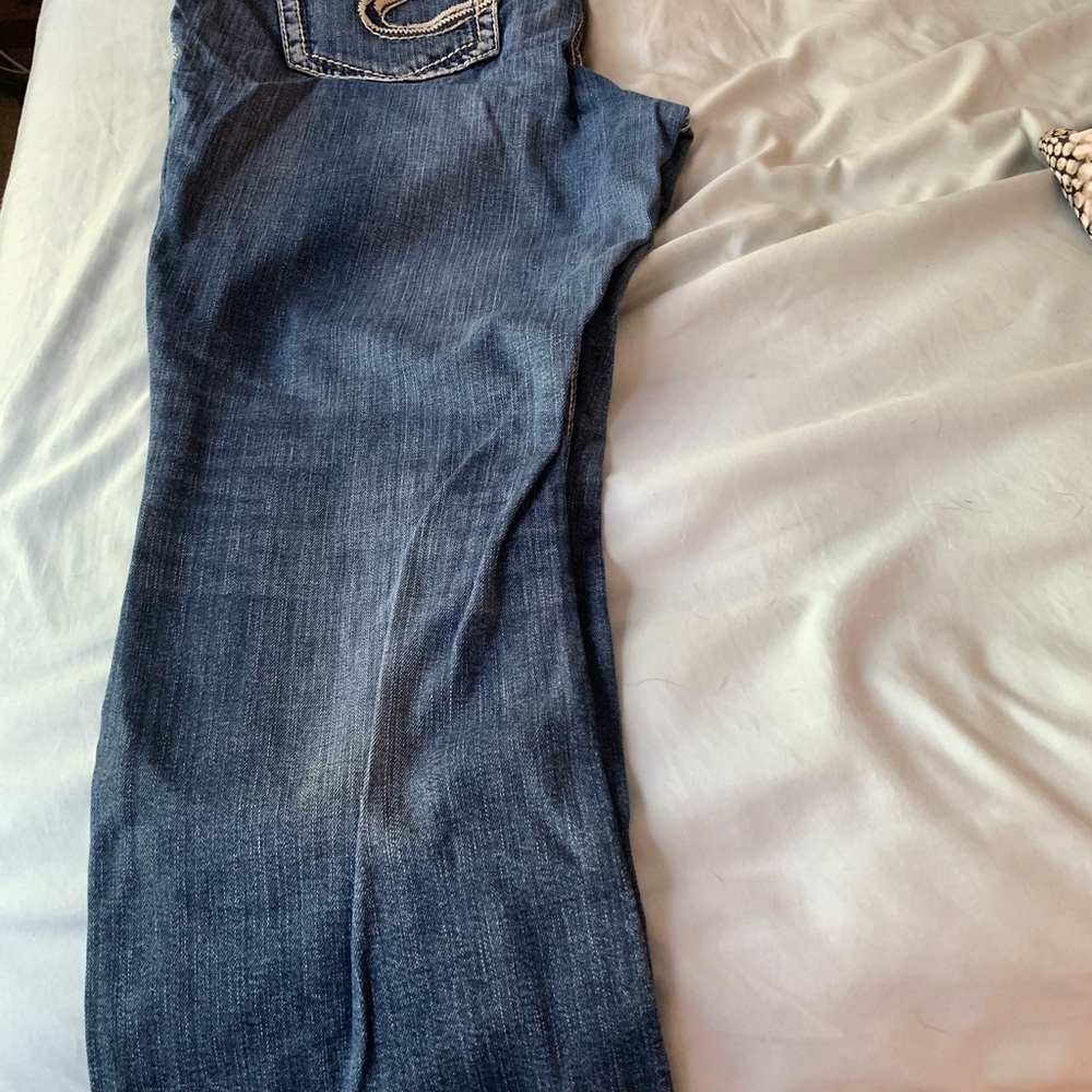 Silver suki jean